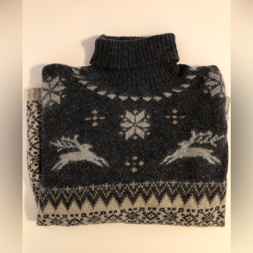 Knitted Winter Turtleneck. M